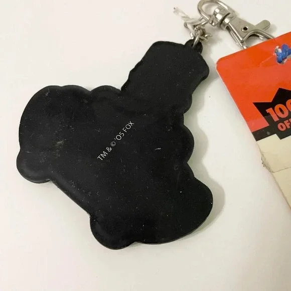 Lot of 6 The Simpsons Toys Keychains Bart Krusty the Clown Maggie Groundskeeper - Picture 7 of 16